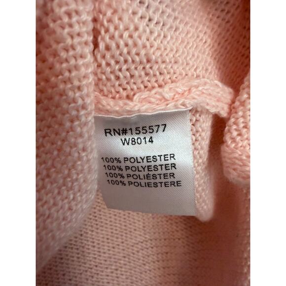 Miracle Size SM Pink "Wine Please" Sweater Soft Oversized - Picture 5 of 7